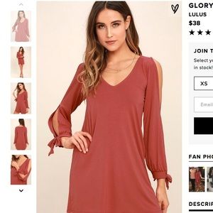 Lulus Long Sleeve Mini Dress